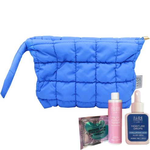 Aloe Colors Promo Skincare Bag Moisture With Hyaluronic Acid Moisture Drops Serum 50ml & Milky Cloud Toner 200ml & Eye Patces Set 1 бр & Подарък торбичка 1 бр