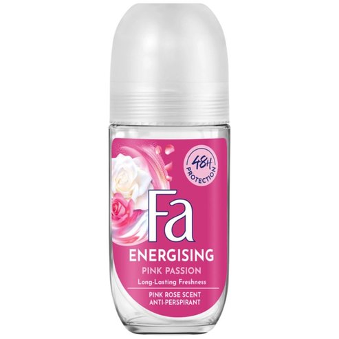 Fa Invisible Energising Pink Passion 48h Anti Perspirant Deodorant Roll on 50ml