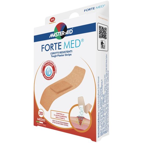 Master Aid Forte Med  78X20mm Тясни  20Strip