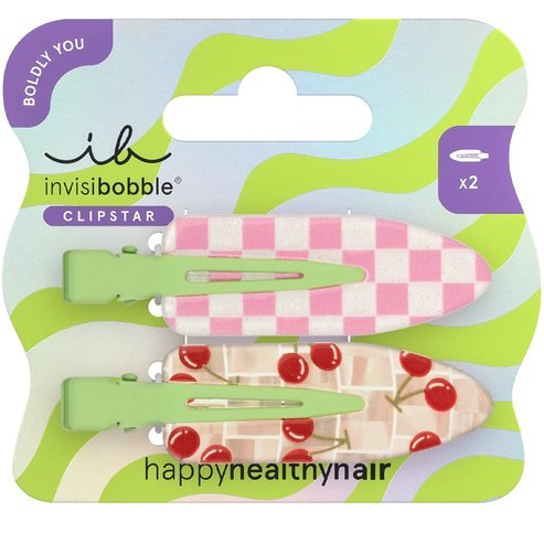 Invisibobble Boldly Clipstar Cherry Topping 2 бр