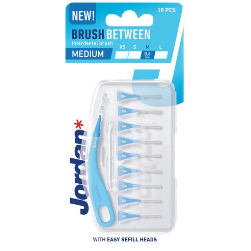 Jordan Brush Between Interdental Medium 0.6mm 10 бр - Синьо