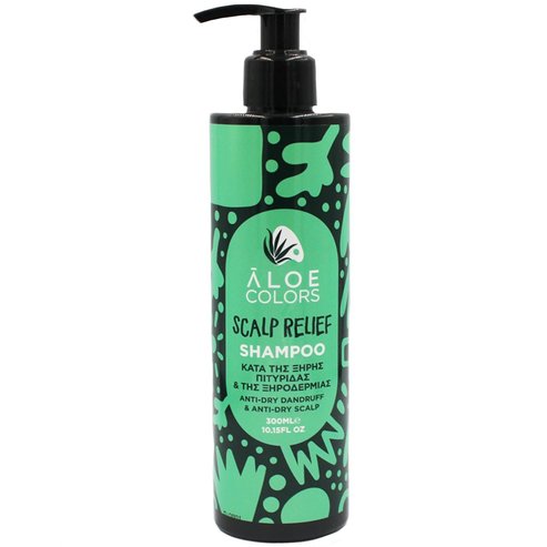 Aloe Colors Relief Anti-Dry Scalp & Anti-Dandruff Shampoo 300ml