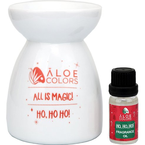 Aloe Colors Promo Ho Ho Ho Ceramic Diffuser 1 Τεμάχιο & Fragrance Oil 10ml