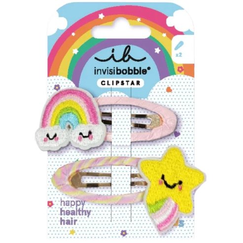 Invisibobble Clipstar Snap Clip Kids Happy Sky 2 бр