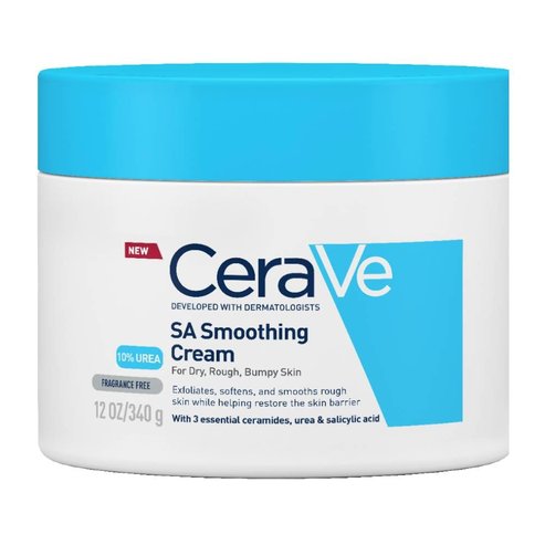 CeraVe SA Smoothing Cream Овлажнява и ексфолира сухата груба кожа на лицето и тялото 340gr