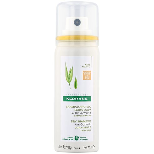 Klorane Oat Dry Shampoo Dark Hair Travel Size 50ml