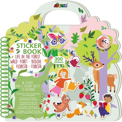 Avenir Sticker Book Life In The Forest 3+ Years 1 бр, Код 60842