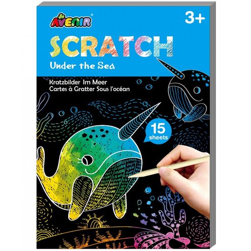Avenir Mini Scratch Book Код 60746, 1 бр - Under the Sea