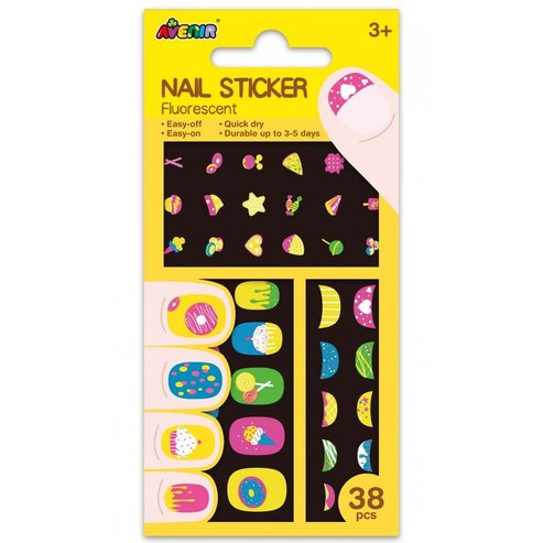 Avenir Nail Sticker Код 60515, 38 бр - Cookie Fluorescence
