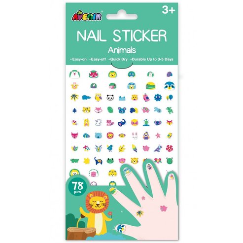 Avenir Nail Sticker Big Код 60523, 78 бр - Animals