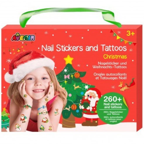 Avenir Nail Sticker & Tattoos Christmas 3+ Years Код 60858, 1 бр