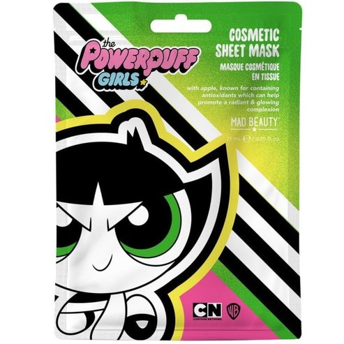 Mad Beauty Powerpuff Girls Buttercup Face Mask 25ml