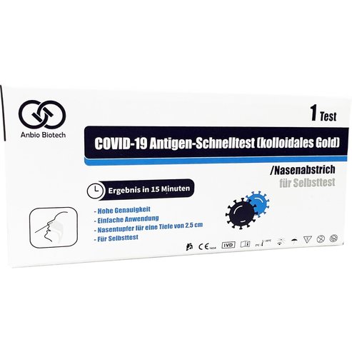 Anbio Biotech Rapid Antigen Self Test COVID-19, 1 бр