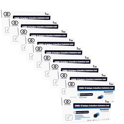 Anbio Biotech PROMO PACK Rapid Antigen Self Test COVID-19, 10 бр