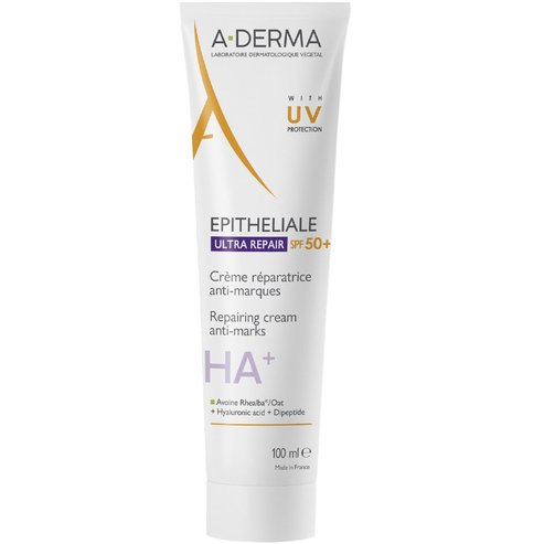 A-Derma Epitheliale HA+ Ultra Repair Protective & Repairing Face Cream Spf50+, 100ml