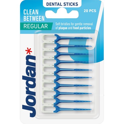 Jordan Clean Between Dental Sticks 20 части Код 310052 - Обикновен