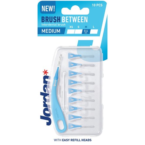 Jordan Brush Between Interdental Brush 10 бр - Medium (0.6mm)