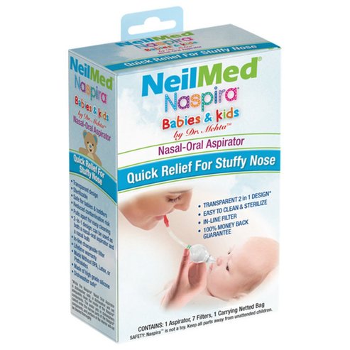 NeilMed Naspira Babies & Kids Nasal & Oral Aspirator 1 Парче