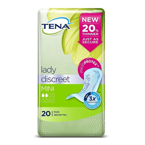 Tena Lady Discreet Mini Дамска превръзка за лека форма на инконтиненция 20бр