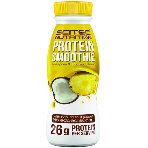 Scitec Nutrition Protein Smoothie Pineapple & Coconut Flavor Smoothie Протеин без добавена захар 330ml