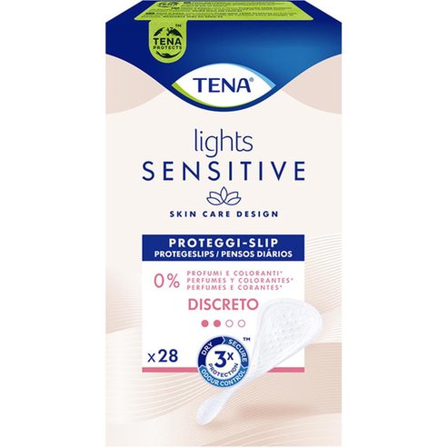 Tena Lights Sensitive Discreet Превръзки за лека инконтиненция, без аромати и оцветители 28 бр