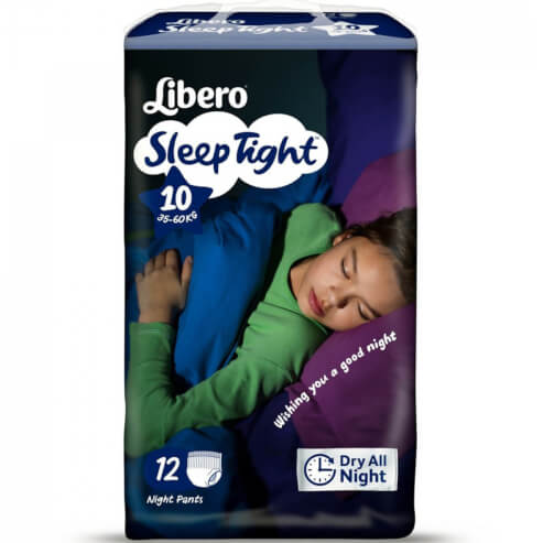Libero Sleep Tight No10 (35-60kg) Night Pants, 12 памперса