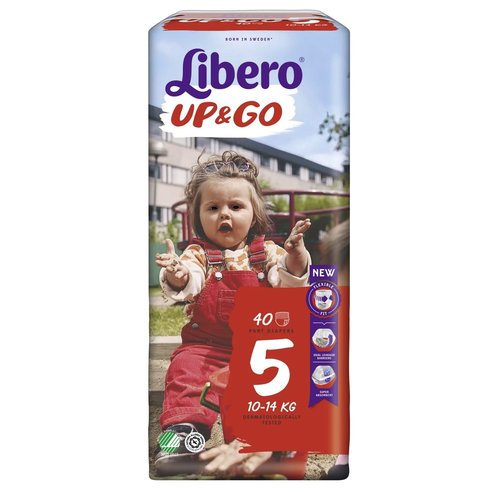 Libero Up&Go No5 (10-14kg) Maxi Plus, 40 памперси