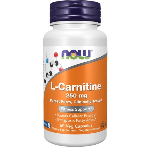 Now Foods L-Carnitine 250mg Fitness Support 60 veg.caps