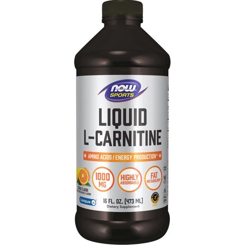 Now Foods L-Carnitine Liquid 1000mg 473ml - Citrus