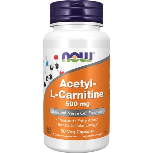 Now Foods Acetyl L-Carnitine 500mg 50veg.caps