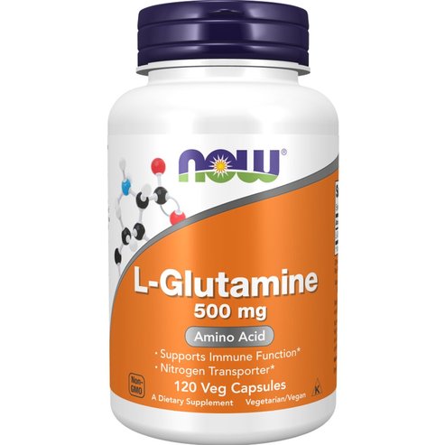 Now Foods L-Glutamine 500mg 120veg.caps
