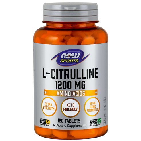 Now Foods L-Citrulline Extra Strength 1200mg Хранителна добавка, която помага за поддържане на силна имунна система 120 Tabs