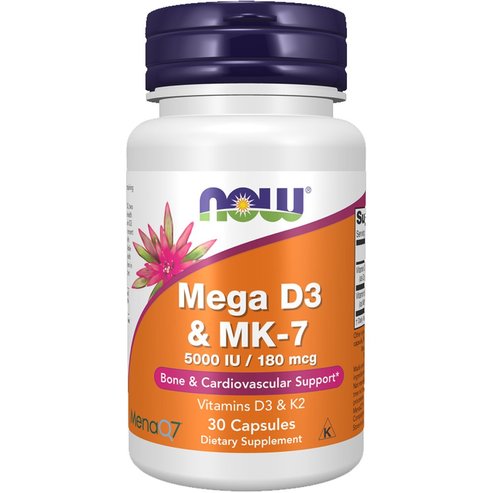 Now Foods Mega D3 & MK-7 30Caps