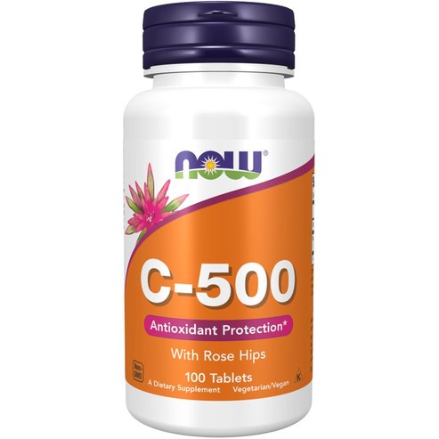 Now Foods Vitamin C-500 With Rose Hips 100tabs