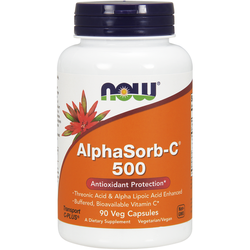 Now Foods AlphaSorb-C Добавка с витамин С с висока абсорбция и бионаличност 500mg 90caps