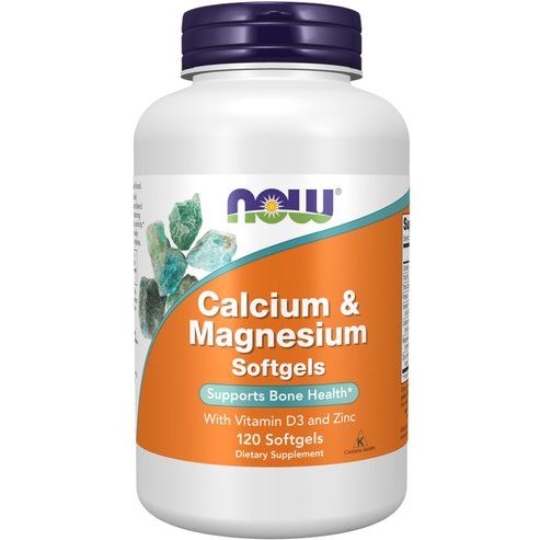 Now Foods Calcium & Magnesium 120 Softgels