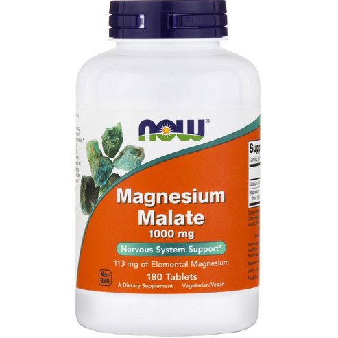 Now Foods Magnesium Malate 1000mg 180tabs