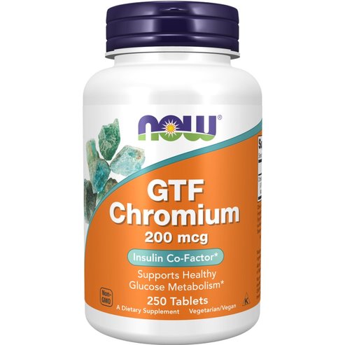 Now Foods GTF Chromium 200mcg 200tabs
