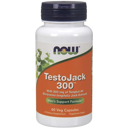 Now Foods Testojack 300, 300mg Хранителна добавка за увеличаване на естествения тестостерон и енергия 60veg.caps