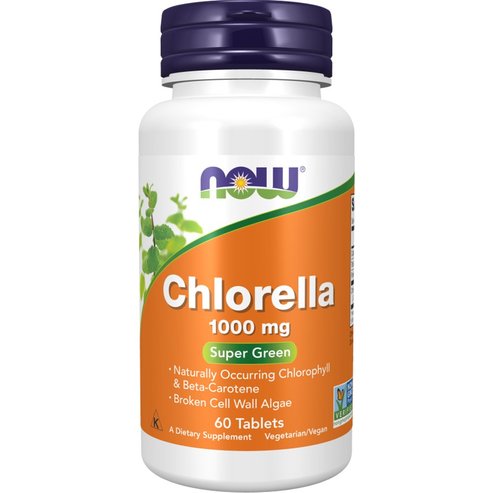Now Foods Chlorella 1000mg 60tabs