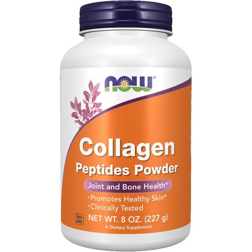 Now Foods Collagen Peptides Powder Хранителна добавка с колаген за подкрепа на здрави кости, стави & поддържане на здрава кожа 227g