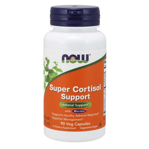 Now Foods Super Cortisol Support with Relora™ Хранителна добавка, която поддържа кортизола на здравословни нива 90veg.caps