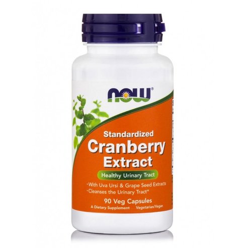 Now Foods Cranberry Maximum Strength Хранителна добавка за профилактика и лечение на инфекции на пикочните пътища 90veg.caps