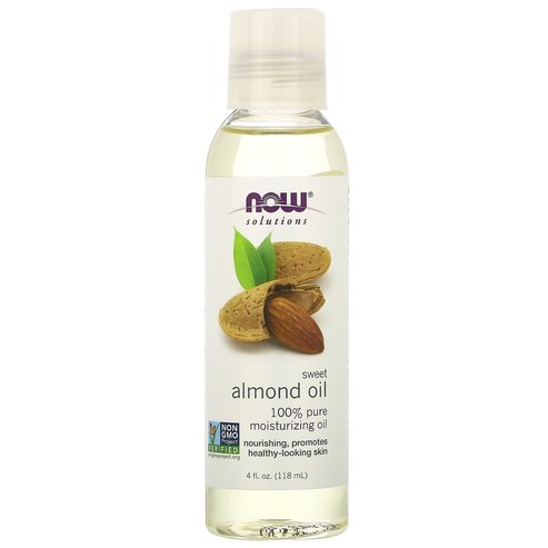 Now Foods Sweet Almond Oil 100% Pure Moisturizing 118ml