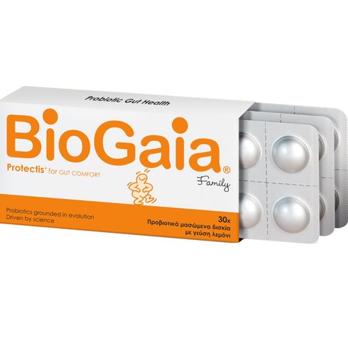 BioGaia Protectis for Gut Comfort Family 30 Chew.tabs - Lemon