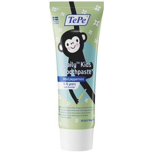 TePe Daily Kids Toothpaste Mild Peppermint 3 - 6 Years 75ml
