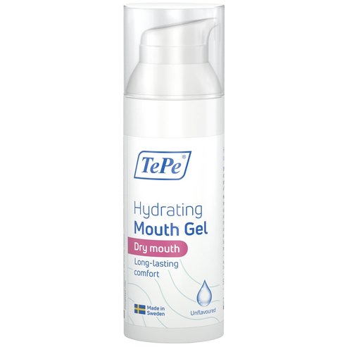 TePe Hydrating Mouth Gel Хидратиращ гел за уста за незабавно облекчаване на симптомите на сухота в устата, без аромат 50ml - Unflavoured