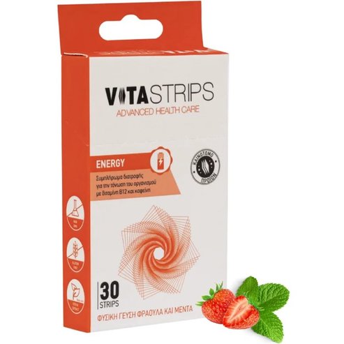 Vitastrips Energy 30 разтварящи се в устата ленти