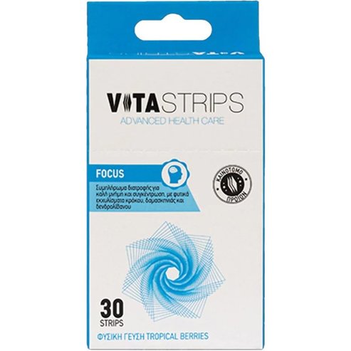 Vitastrips Focus 30 разтварящи се в устата ленти