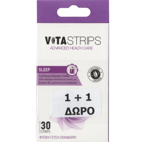 Vitastrips Promo Sleep 60 Орално диспергиращи се филми (2x30)